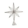 thumbnail image 1 of Estrella con purpurina para la copa del árbol de Navidad, adorno para el porche de la oficina para Año Nuevo Plata, 1 of 8