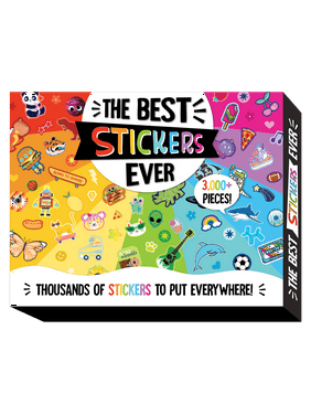 Pen+Gear Best Stickers Ever Box, Puffy, Glitter, Paper, Sticker Set - 3000+ Stickers