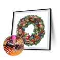 thumbnail image 1 of Cuadros Decorativos Kit de pintura de diamante de corona de Navidad Decoración de taladro en forma especial parcial (HB291) Tmvgtek embutido en tela, 1 of 8