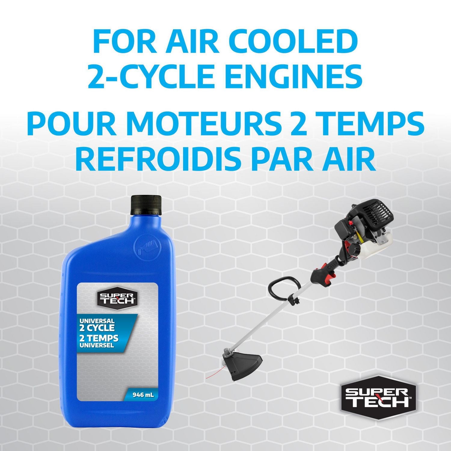 Huile moteur universelle 2 temps Super Tech 946 ML
