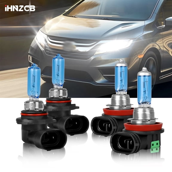 IHNZCB H11/9012 Halogen Headlight Bulb - High Performance Headlight Bulbs High Low Beam Combo Kit 4200K