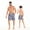 Section C, variant on Family Swim Trunks Swim Shorts Men Kids Boys Hawaiian Print Swimming Trunks Father Son Matchingquick Drying Beach Swimsuits