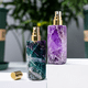 thumbnail image 4 of Botella de perfume de cristal natural, botella de loción de aromaterapia de ágata de jade, botella de spray de aceite esencial, 4 of 5