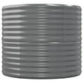 thumbnail image 4 of vidaXL Raised Garden Bed Raised Flower Bed Galvanized Steel Outdoor Planter, 4 of 5