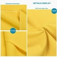thumbnail image 3 of FLXXIE 1800 Count Double Brushed Microfiber Envelope Pillowcases Set of 2, Queen 20" x 30", Yellow, 3 of 6