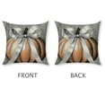 thumbnail image 5 of Fall Pillow Covers Decoration,Gray Blue Buffalo Plaid Farmhouse Bow Pumpkin Thanksgiving Fall Throw Pillows Cushion Case Couch Decor for Autumn Home Outdoor Decorations, 5 of 8