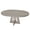 Gray, variant on Mteryoing Extendable Round Dining Table 47"-63", Space-Saving Drop Leaf Table with Metal Frame for 4-8, Gray/Brown/Black/Natural
