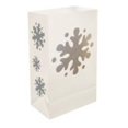 thumbnail image 1 of JH Specialties Inc. 50412 Plastic Luminaria Bags- Snowflake- 12 Count, 1 of 1