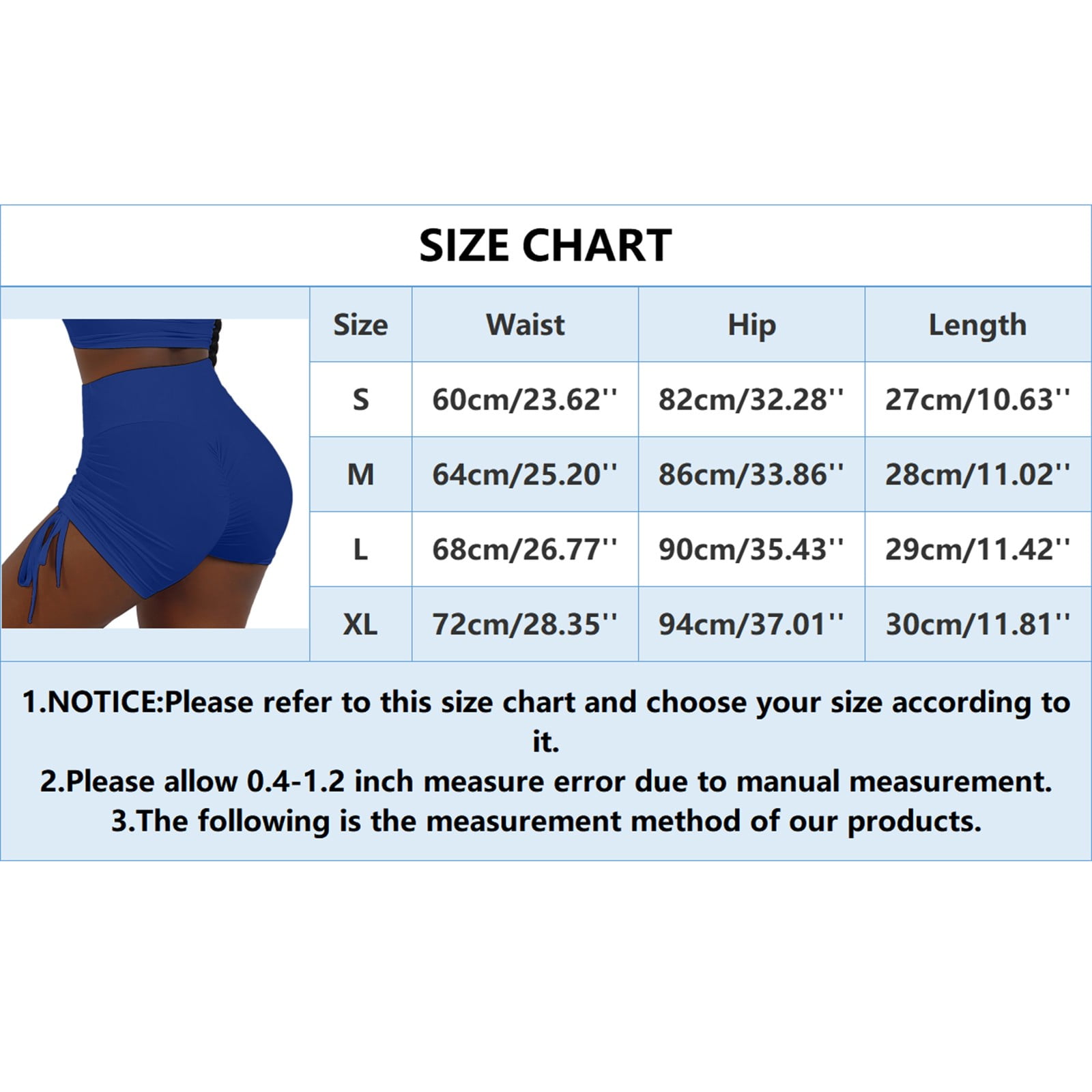 B91xZ Women's Swim Shorts High Waisted Bathing Suit Bottoms Swimsuit Boy Shorts Swimwear Bikini Board Shorts,Blue XL
