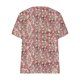 thumbnail image 3 of Camisetas Casuales de las Mujeres Largo Casual Impreso Cuello Redondo Suelto Top, Camiseta de Verano de Manga Corta, 3 of 4