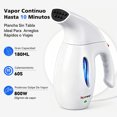 thumbnail image 2 of Plancha de Vapor para Ropa Portátil, Vaporizador de Ropa 800W, Calentamiento en 60s, Tanque 180ml, Vapor Potente Elimina Arrugas, para Hogar y Viaje, Apagado Automático, Certificación ETL, Solo 120V, 2 of 7