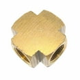 thumbnail image 2 of Interstate Pneumatics FP88X Brass Cross Fitting - 1/2 Inch NPT (x4), 2 of 5