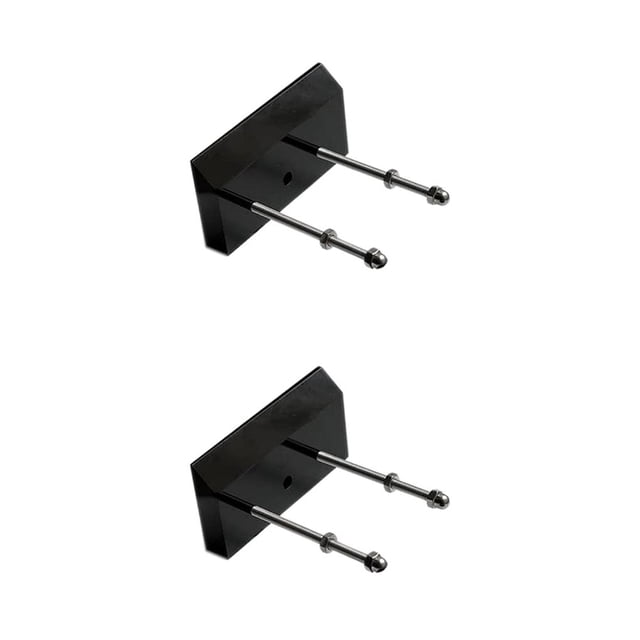 Advancent Skateboard Wall Mount Hanging Longboard Display Garage Rack Holder Negro 2Conjunto