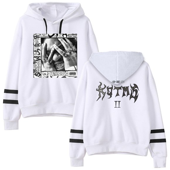 Denzel Curry Double pole no pocket unisex style, try casual long sleeved hooded sweatshirt