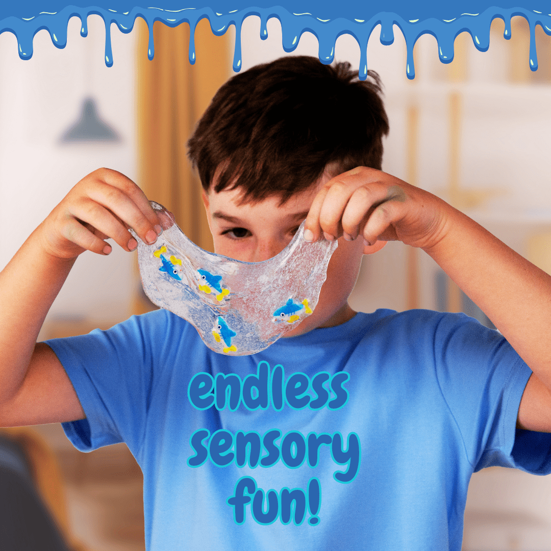 Aqua DIY Slime Kit with Carrying Case, Shark Attack