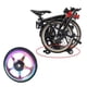 thumbnail image 2 of Motocicleta plegable sólida Rueda fácil Aleación de resistencia plegable plegable Aparcamiento gratuito 6cm kusrkot Rueda fácil de bicicleta plegable, 2 of 8