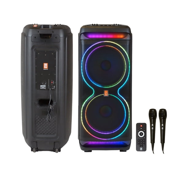 MR DJ MEMPHIS Dual 15” Powered Bluetooth DJ Speaker 6000W Active PA System