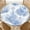 Blue Floral Cloud, variant on ARTSLION Elastic Tablecloth For Round Tables, Waterproof Tablecover For Up To 36in Round Table, Dining Tablecover For Indoor And Outdoor, Holiday, Neutral Maze