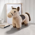 thumbnail image 6 of geerera 9-Inch Horse Plush Toy, Realistic Farm Animal Stuffed Horse, Soft Stuffed Animal, for Easter Gift, Birthday Present, 6 of 7