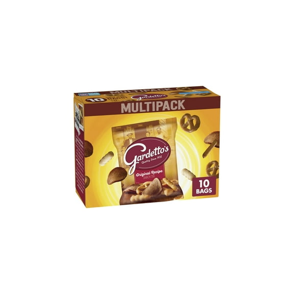 Gardetto Multipack Original Recipe Snack Mix, 17.5 Oz (Pack of 12)