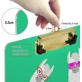 thumbnail image 3 of FMSHPON Cute Cartoon Lama Alpaca in Trendy Glasses Clipboard Hardboard Wood Nursing Clip Board and Pull for Standard A4 Letter 13x9 inches, 3 of 5