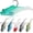 6pcs/pack, variant on Soft Plastic Swim Shad Baits, Lifelike Swimming Fishing Lure Kit for Multi-Water Fishing