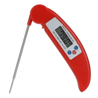 Thermomètre à viande numérique LCD Garosa avec sonde de cuisson pliable  Cuisine testeur de température pour barbecue Grill, Thermomètre pour  barbecue 