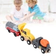 thumbnail image 3 of Train Toy,  Train Car Toy Sturdy Construction 3pcs Portable  for Kids, 3 of 7