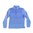 thumbnail image 3 of PGA Tour Golf Ombre Printed Lux Block 1/4 Zip Pullover Marine Heather Large, 3 of 3