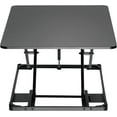 thumbnail image 2 of DURAMEX (TM) 31.5" GAS SPRING SIT STAND DESK CONVERTER WITH COMPACT KEYBOARD TRAY (800MM LENGTH), 2 of 7