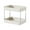 White, variant on PLPPYFS Countertop Coffee Station Organizer, 2 Tier Wine Glass Holder, Mug Shelf with Removable Drain Tray, Spice Rack for Kitchen, Bathroom Countertop Organizer - Clearance Sale