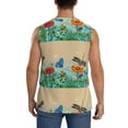 thumbnail image 4 of Disketp Colorful Plants And Insects Sleeveless Tshirts For Men, Muscle Shirts For Men Dry Fit Tank Top-Large, 4 of 8