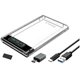 thumbnail image 1 of USB3.2 External HDD Case 5Gbps 2.5 Inch Hard Disk Case Hard Drive Enclosure SATA HDD SSD Storage C, 1 of 5