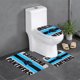 thumbnail image 1 of Juego de alfombras de baño de 3 piezas del equipo Panthers Alfombra antideslizante para baño de 31,5 x 20 pulgadas, 1 of 7
