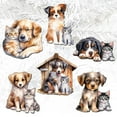 thumbnail image 2 of Dogs Decorative Wooden Clip-on Ornaments of 6 by G. Debrekht - Christmas Decor - 8090017C-S6, 2 of 9