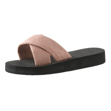 

KmaiSchai New Summer Flip Flops Women Women Slippers Fashion Beach Slippers Shoes Summer Flat Slippers For Women Womens Slippers Open Toe Wide Bath Slippers Women Slippers Women Summer Slipper Socks