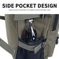 thumbnail image 6 of Canvas Bag Casual Men's Backpack Men's Backpack Computer Backpack Student Leisure Backpack Travel Bag Green, 6 of 8