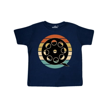 

Inktastic Movie Film Reel Retro Sunset Gift Toddler Boy or Toddler Girl T-Shirt