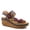 NAVY MULTI, variant on Women's PICKFORD Hand-Painted Leather Slingback Sandals