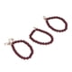 thumbnail image 3 of 3 uds abalorio para teléfono con cuentas 12mm 3 estilos perla de resina elegante estilo moderno cordón para teléfono con cuentas para llavero de teléfono rojo vino oscuro, 3 of 8