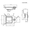 thumbnail image 3 of Shengyu RV Toolbox Handle Latch Lock Rv Motorhome Accessories Truck Bed Toolboxes Silver, 3 of 6