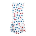 thumbnail image 4 of 4th Of July Sleeveless Dresses for Girl Flowy Summer Spring Break Sundresses T-shirt Dress, 4 of 6