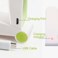 thumbnail image 4 of Personal Portable Fan Mini USB Portable Desk Fan Rechargeable Travel Fans (Green)Convenient and pr, 4 of 5
