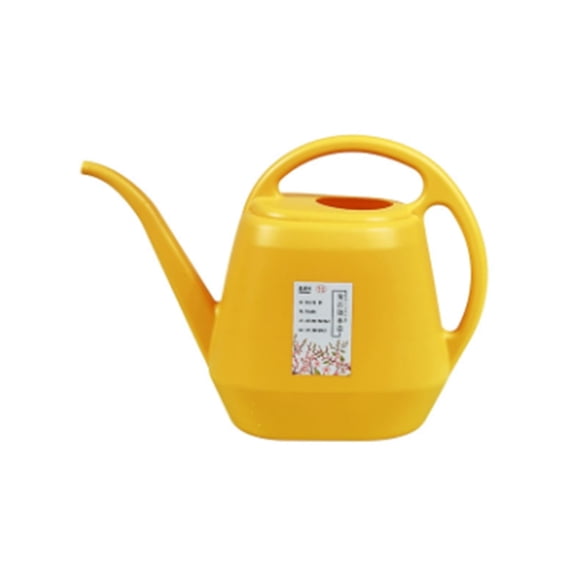 2025 New 2in1 Detachable Shower Head Set,Garden Watering Can 1 Gallon Long Spout Watering Can Flower Patterns Indoor Watering Can With Comfortable Handle Plastic Garden(Yellow,15x10x8")