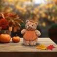 thumbnail image 4 of Adorable Pumpkin Bear Plush Toy, 11.8" Thanksgiving Themed Comfort Toy, Perfect Christmas Day Gift for Both Girl and Boy, 4 of 6
