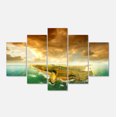 thumbnail image 2 of Great Ocean Road Australia Green - Uvre d'Art Moderne sur Toile, 2 of 3