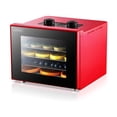 thumbnail image 2 of NutriChef NCDH4S.5 Machine de Déshydrateur de 350W avec 4 Plateaux, Rouge (2 Paquets), 2 of 7