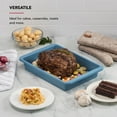 thumbnail image 5 of KitchenAid Aluminized Steel Nonstick 9x13-inch Sheet Cake Pan and Baking Dish, Blue Velvet, 5 of 8