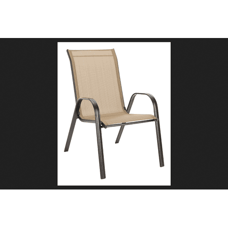 Living Accents Sling Stackable Chair Tan - Walmart.com Living Accents Sling Stackable Chair Tan - Walmart.com on Living Accents Sling Folding Chaise id=80840