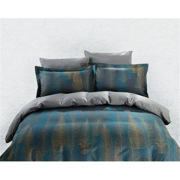 4 Piece Duvet Cover Sheets Set, Clocks - Twin Size